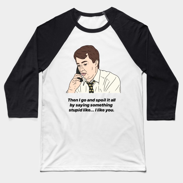MARK CORRIGAN | THEN I GO AND SPOIL IT ALL Baseball T-Shirt by tommytyrer